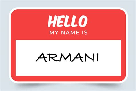 apellido armani|armani name meaning.